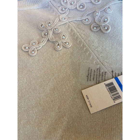 NANETTE NANETTE LEPORE Flower Embroidered Sweater - Size XL * wom307 - Picture 7 of 7